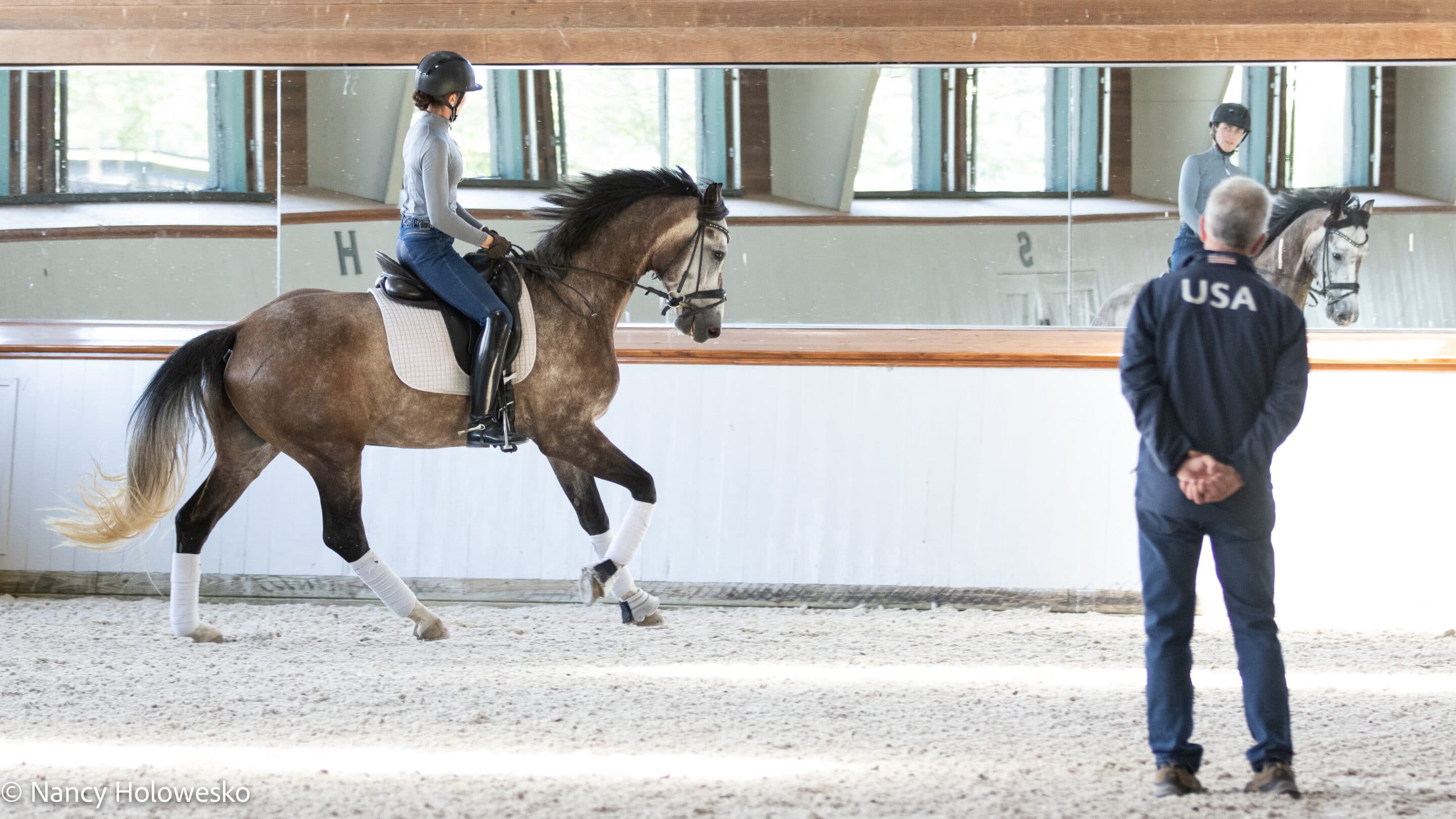 Effectief dressuur paarden trainen