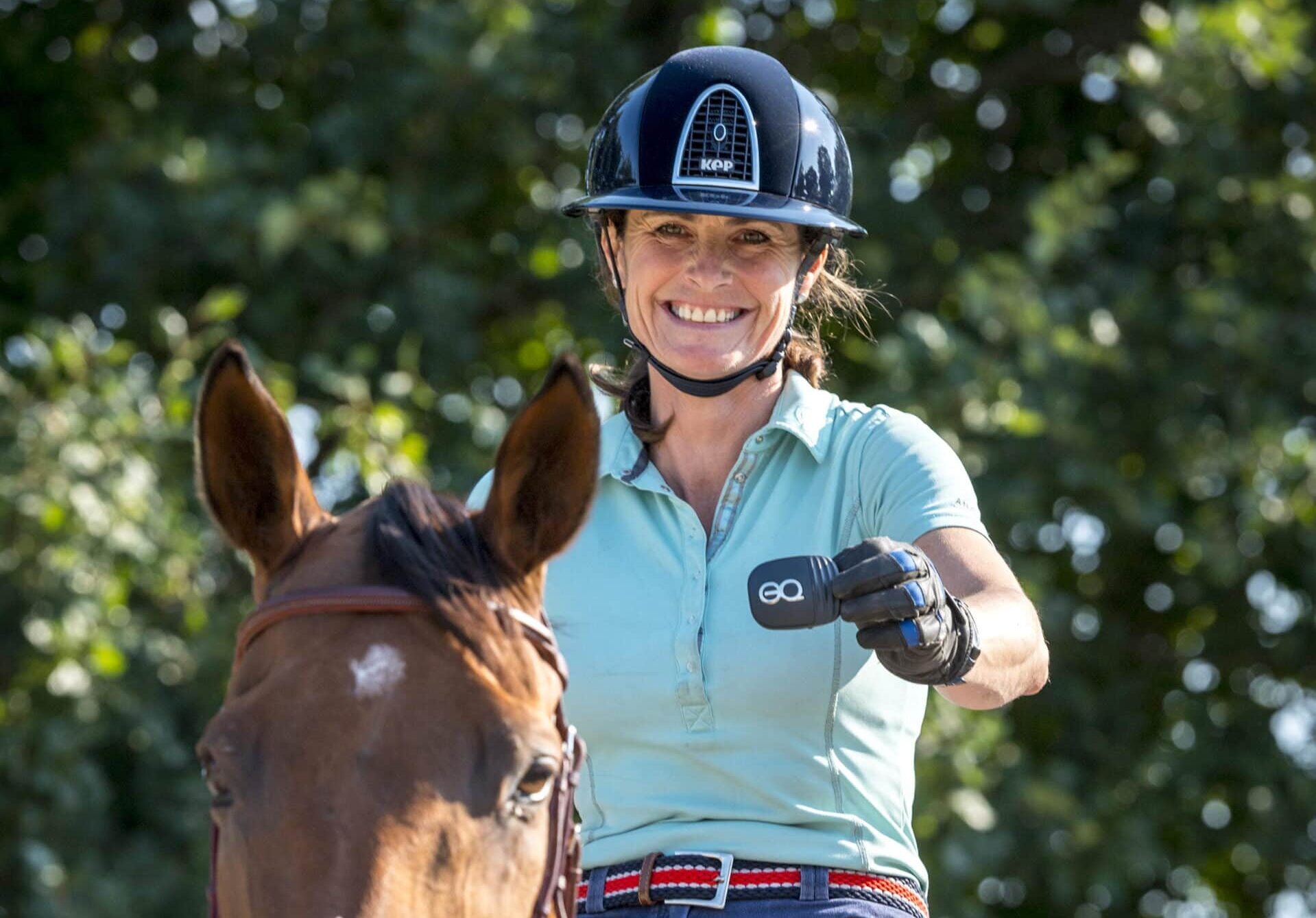 Rider with Equestic SaddleClip