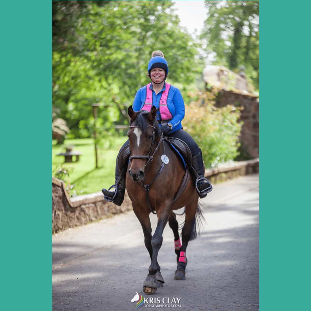 Picture of Jill and her mare Rosie used the SaddleClip - a story stands out as a powerful reminder of why early intervention matters.