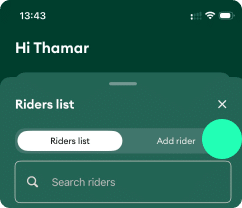 Guide: Step 1 - Connect the rider