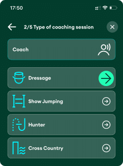 Coach Tutorial - Step 3 - Select Discipline