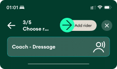 Coach Tutorial - Step 4 - Add new Rider